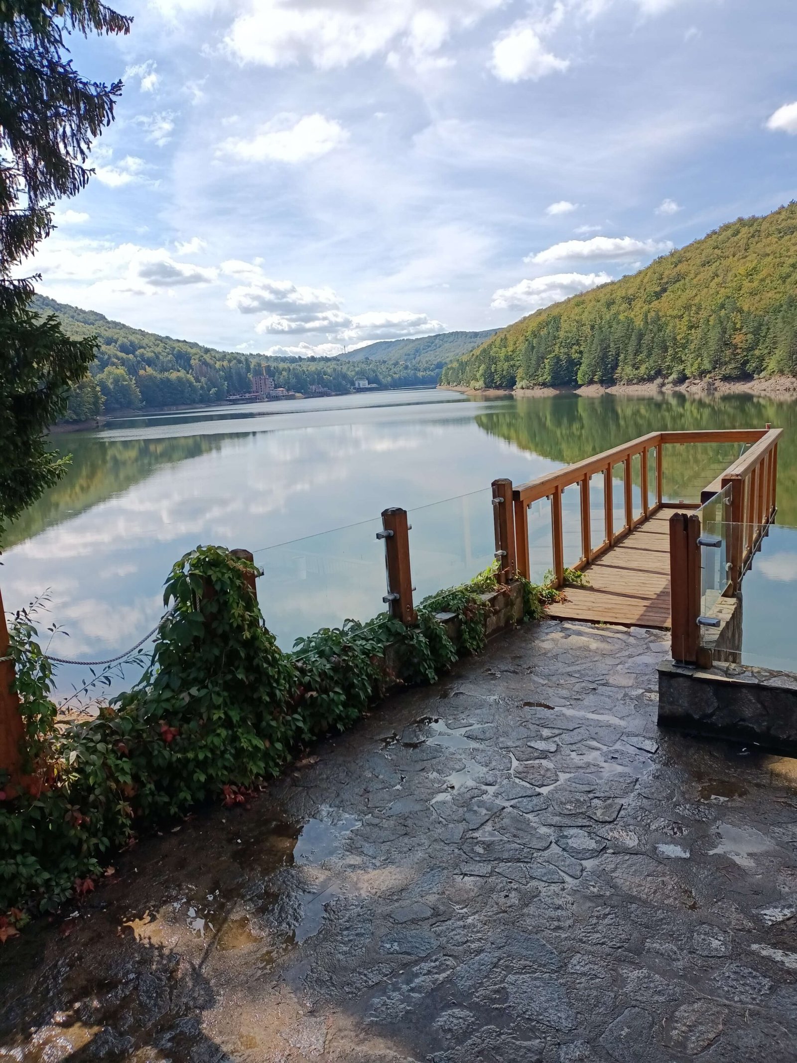Valiug ponton Casa Baraj langa Resita